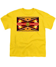 Rubino Flag - Youth T-Shirt Youth T-Shirt Pixels Yellow Small 