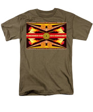 Rubino Flag - Men's T-Shirt  (Regular Fit) Men's T-Shirt (Regular Fit) Pixels Safari Green Small 