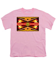 Rubino Flag - Youth T-Shirt Youth T-Shirt Pixels Pink Small 