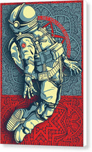 Rubino Float Astronaut - Canvas Print Canvas Print Pixels 6.625" x 10.000" White Glossy