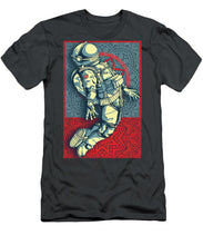 Rubino Float Astronaut - Men's T-Shirt (Athletic Fit) Men's T-Shirt (Athletic Fit) Pixels Charcoal Small 