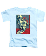 Rubino Float Astronaut - Toddler T-Shirt Toddler T-Shirt Pixels Light Blue Small 