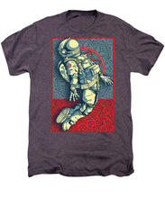 Rubino Float Astronaut - Men's Premium T-Shirt Men's Premium T-Shirt Pixels Moth Heather Small 