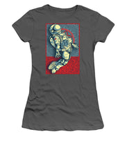 Rubino Float Astronaut - Women's T-Shirt (Athletic Fit) Women's T-Shirt (Athletic Fit) Pixels Charcoal Small 