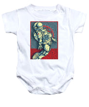 Rubino Float Astronaut - Baby Onesie Baby Onesie Pixels White Small 
