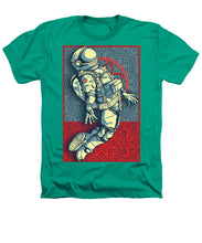 Rubino Float Astronaut - Heathers T-Shirt Heathers T-Shirt Pixels Kelly Green Small 