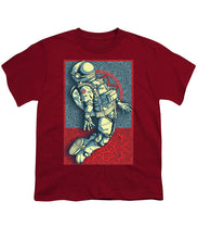 Rubino Float Astronaut - Youth T-Shirt Youth T-Shirt Pixels Cardinal Small 