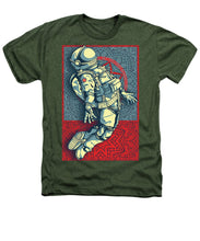 Rubino Float Astronaut - Heathers T-Shirt Heathers T-Shirt Pixels Military Green Small 