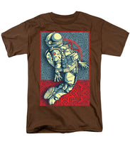 Rubino Float Astronaut - Men's T-Shirt  (Regular Fit) Men's T-Shirt (Regular Fit) Pixels Coffee Small 