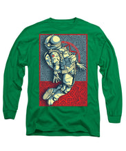 Rubino Float Astronaut - Long Sleeve T-Shirt Long Sleeve T-Shirt Pixels Kelly Green Small 
