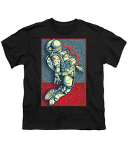 Rubino Float Astronaut - Youth T-Shirt Youth T-Shirt Pixels Black Small 