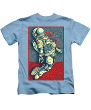 Rubino Float Astronaut - Kids T-Shirt Kids T-Shirt Pixels Carolina Blue Small 