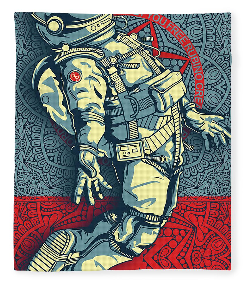 Rubino Float Astronaut - Blanket Blanket Pixels 50