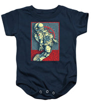 Rubino Float Astronaut - Baby Onesie Baby Onesie Pixels Navy Small 