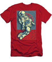 Rubino Float Astronaut - Men's T-Shirt (Athletic Fit) Men's T-Shirt (Athletic Fit) Pixels Red Small 