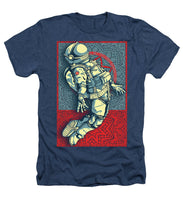 Rubino Float Astronaut - Heathers T-Shirt Heathers T-Shirt Pixels Navy Small 