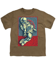 Rubino Float Astronaut - Youth T-Shirt Youth T-Shirt Pixels Safari Green Small 