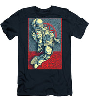 Rubino Float Astronaut - Men's T-Shirt (Athletic Fit) Men's T-Shirt (Athletic Fit) Pixels Navy Small 