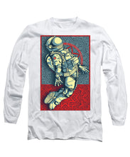 Rubino Float Astronaut - Long Sleeve T-Shirt Long Sleeve T-Shirt Pixels White Small 