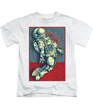 Rubino Float Astronaut - Kids T-Shirt Kids T-Shirt Pixels White Small 