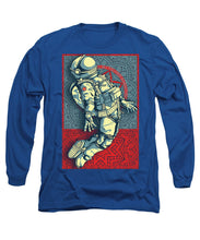 Rubino Float Astronaut - Long Sleeve T-Shirt Long Sleeve T-Shirt Pixels Royal Small 