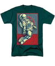 Rubino Float Astronaut - Men's T-Shirt  (Regular Fit) Men's T-Shirt (Regular Fit) Pixels Hunter Green Small 