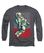Rubino Float Astronaut - Long Sleeve T-Shirt Long Sleeve T-Shirt Pixels Charcoal Small 