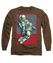 Rubino Float Astronaut - Long Sleeve T-Shirt Long Sleeve T-Shirt Pixels Coffee Small 