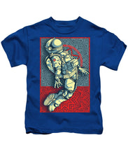 Rubino Float Astronaut - Kids T-Shirt Kids T-Shirt Pixels Royal Small 