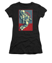 Rubino Float Astronaut - Women's T-Shirt (Athletic Fit) Women's T-Shirt (Athletic Fit) Pixels Black Small 