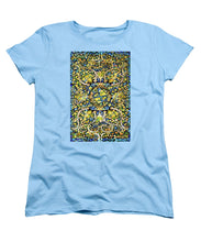 Rubino Floral Carpet - Women's T-Shirt (Standard Fit) Women's T-Shirt (Standard Fit) Pixels Light Blue Small 
