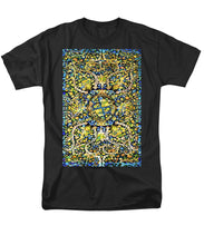 Rubino Floral Carpet - Men's T-Shirt  (Regular Fit) Men's T-Shirt (Regular Fit) Pixels Black Small 