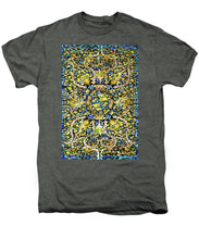 Rubino Floral Carpet - Men's Premium T-Shirt Men's Premium T-Shirt Pixels Platinum Heather Small 