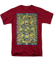Rubino Floral Carpet - Men's T-Shirt  (Regular Fit) Men's T-Shirt (Regular Fit) Pixels Cardinal Small 