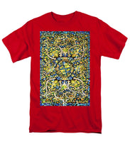 Rubino Floral Carpet - Men's T-Shirt  (Regular Fit) Men's T-Shirt (Regular Fit) Pixels Red Small 