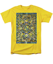 Rubino Floral Carpet - Men's T-Shirt  (Regular Fit) Men's T-Shirt (Regular Fit) Pixels Yellow Small 