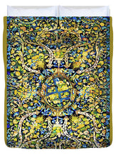 Rubino Floral Carpet - Duvet Cover Duvet Cover Pixels Queen  