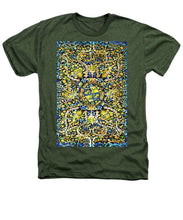 Rubino Floral Carpet - Heathers T-Shirt Heathers T-Shirt Pixels Military Green Small 