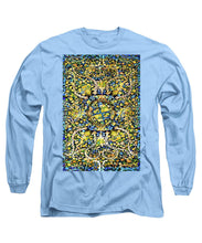 Rubino Floral Carpet - Long Sleeve T-Shirt Long Sleeve T-Shirt Pixels Carolina Blue Small 