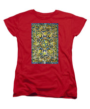 Rubino Floral Carpet - Women's T-Shirt (Standard Fit) Women's T-Shirt (Standard Fit) Pixels Red Small 