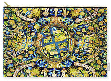 Rubino Floral Carpet - Carry-All Pouch Carry-All Pouch Pixels Large (12.5" x 8.5")  