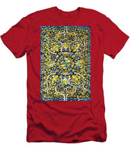 Rubino Floral Carpet - Men's T-Shirt (Athletic Fit) Men's T-Shirt (Athletic Fit) Pixels Red Small 