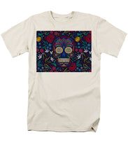 Rubino Floral Skull - Men's T-Shirt  (Regular Fit)