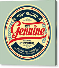 Rubino Genuine - Canvas Print Canvas Print Pixels 8.000" x 8.000" Mirrored Glossy