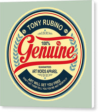 Rubino Genuine - Canvas Print Canvas Print Pixels 8.000" x 8.000" White Glossy
