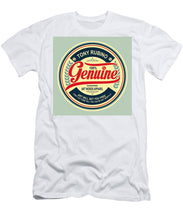 Rubino Genuine - Men's T-Shirt (Athletic Fit) Men's T-Shirt (Athletic Fit) Pixels White Small 