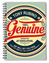 Rubino Genuine - Spiral Notebook Spiral Notebook Pixels 6" x 8"  