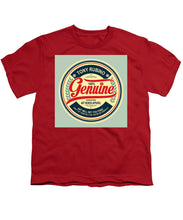 Rubino Genuine - Youth T-Shirt Youth T-Shirt Pixels Red Small 