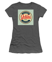 Rubino Genuine - Women's T-Shirt (Athletic Fit) Women's T-Shirt (Athletic Fit) Pixels Charcoal Small 