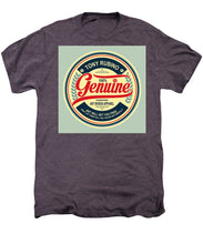 Rubino Genuine - Men's Premium T-Shirt Men's Premium T-Shirt Pixels Moth Heather Small 